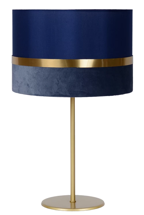 Lucide EXTRAVAGANZA TUSSE - Lampe de table - Ø 30 cm - 1xE14 - Bleu - éteint